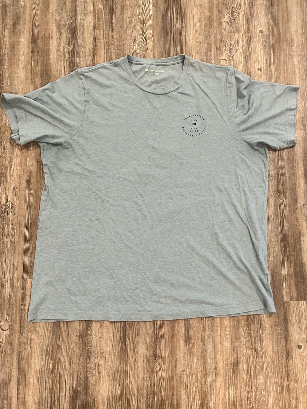 Travis Mathew Light Blue Crew Neck T-Shirt
